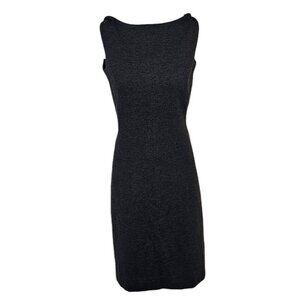 M.M.LaFleur Sheath Dress Size 0 Sleeveless The Lydia Ponte Charcoal Gray Stretch